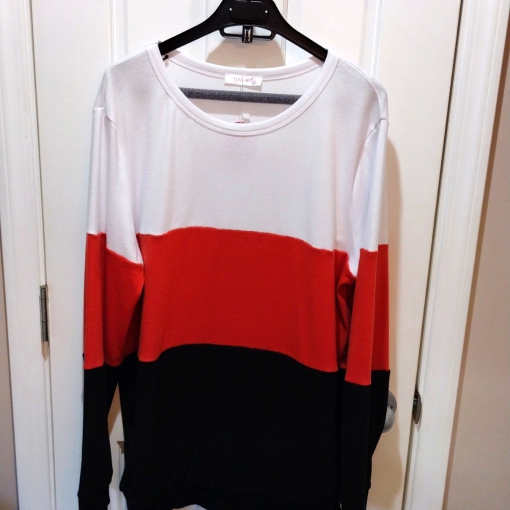 Halife pullover long sleeve top